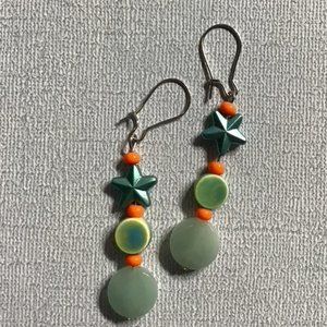 COPY - 🌟Green Stars Above the Green World Earrings